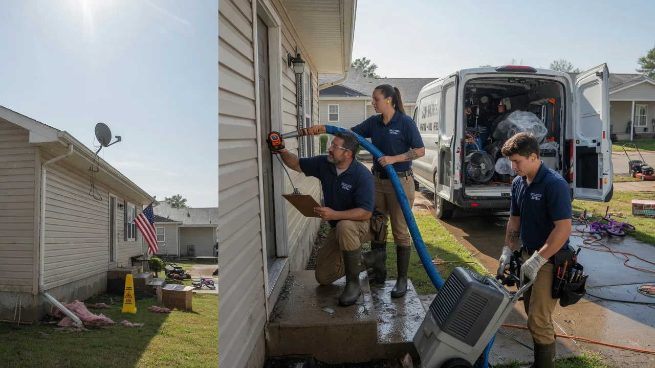 Ceiling Water Damage Restoration in Dakota City, NE near me